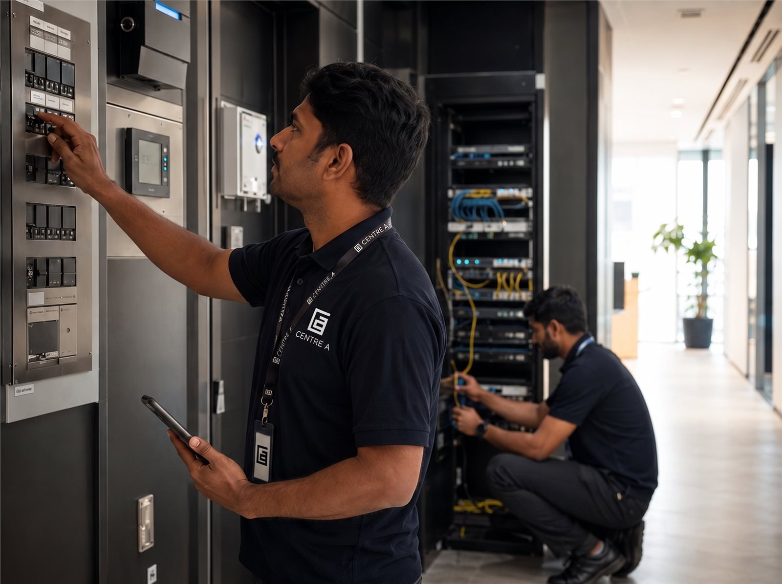 Centre A IT and facility management team, office operator kochi